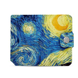 Компактний гаманець на кнопці - Ван Гог