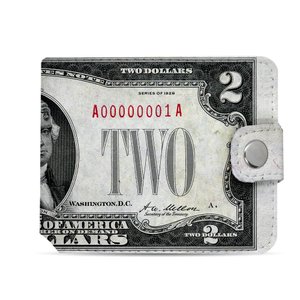 Компактний гаманець на кнопці - Долар
