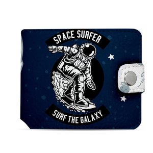 Компактный кошелек на защелке - Космонавт