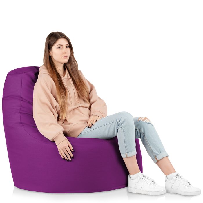 Крісло-мішок IBIZA Plus Oxford фіолетовий