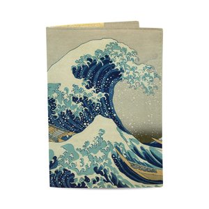 Обкладинка на загранпаспорт, паспорт книжка - Японська хвиля