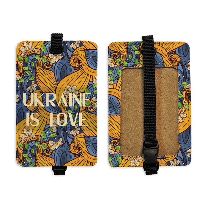 Багажна бирка для валізи - Ukraine is Love