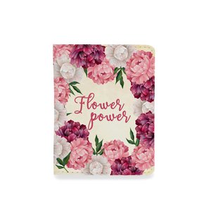 Обкладинка на id паспорт, водійське посвідчення - Квіти FlowerPower 