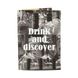 Обложка на загранпаспорт, паспорт книжка - Drink and discover