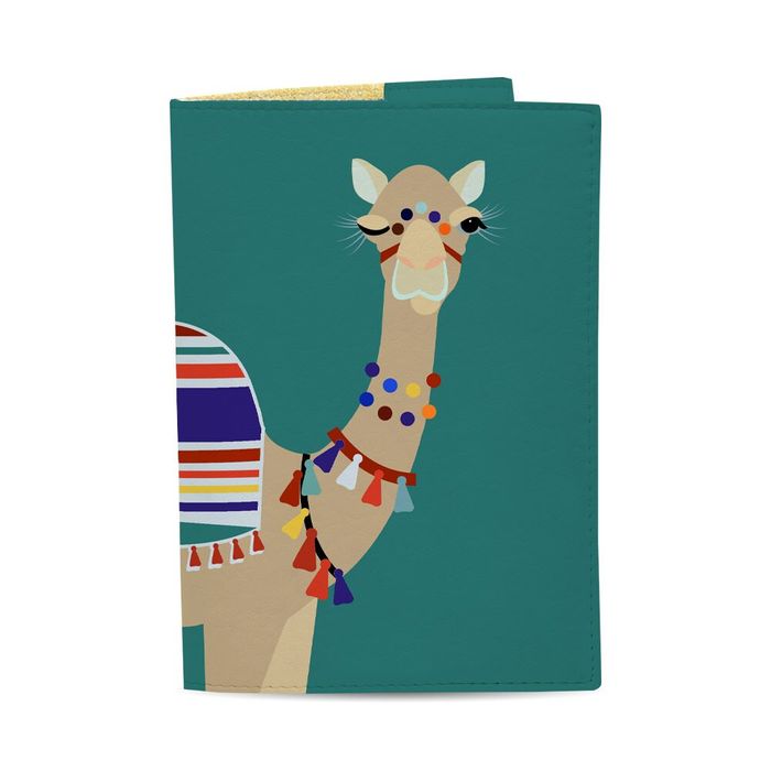 Обложка на загранпаспорт, паспорт книжка - Верблюд