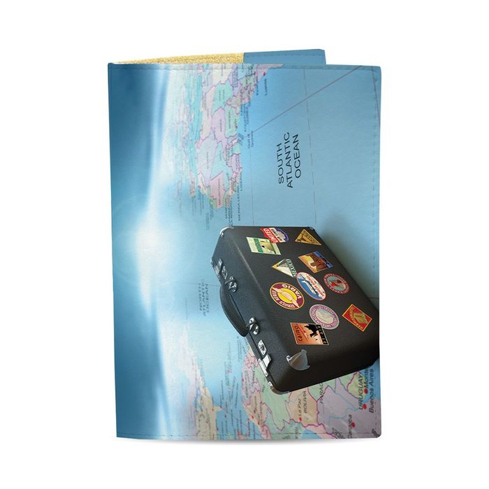 Обложка на загранпаспорт, паспорт книжка - Чемодан